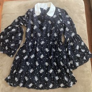 Cinq a Sept Lily Floral Silk Dress